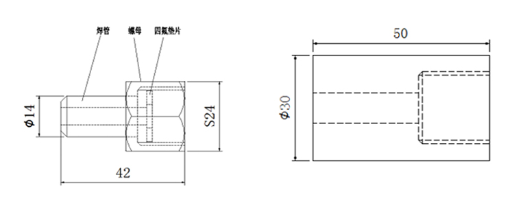 智能型高温型压力变送器附件尺寸